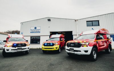 Des VSAV Ford Ranger 4×4 rutilants sortent de notre atelier