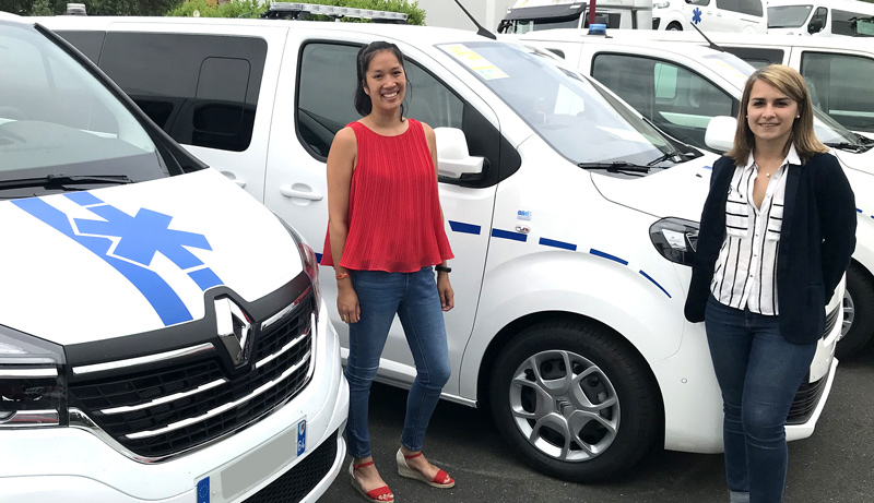 équipe customer care BSE Ambulances