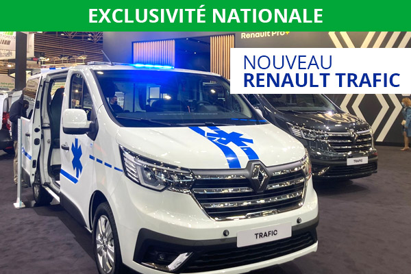 BSE présente en exclusivité le nouveau Renault Trafic ambulance