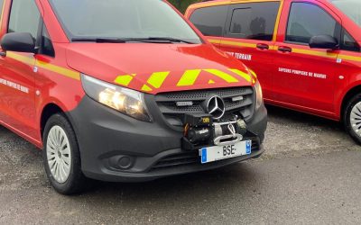 Des Vito 4×4 avec treuil électrique, pour les pompiers de Tahiti