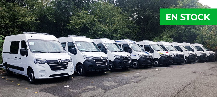 Ambulances Renault Master Type B en stock