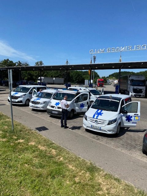 Le convoi en route pour l'Ukraine