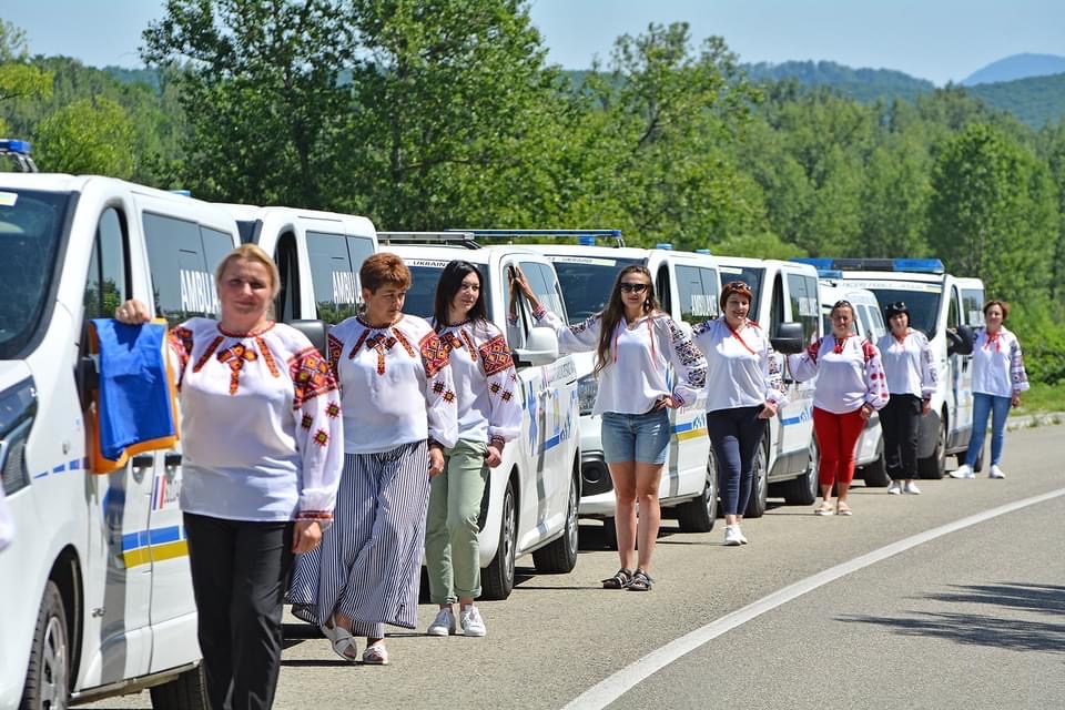 10 ambulances pour le 4ème convoi de l’opération solidarité « Des ambulances pour l’Ukraine »