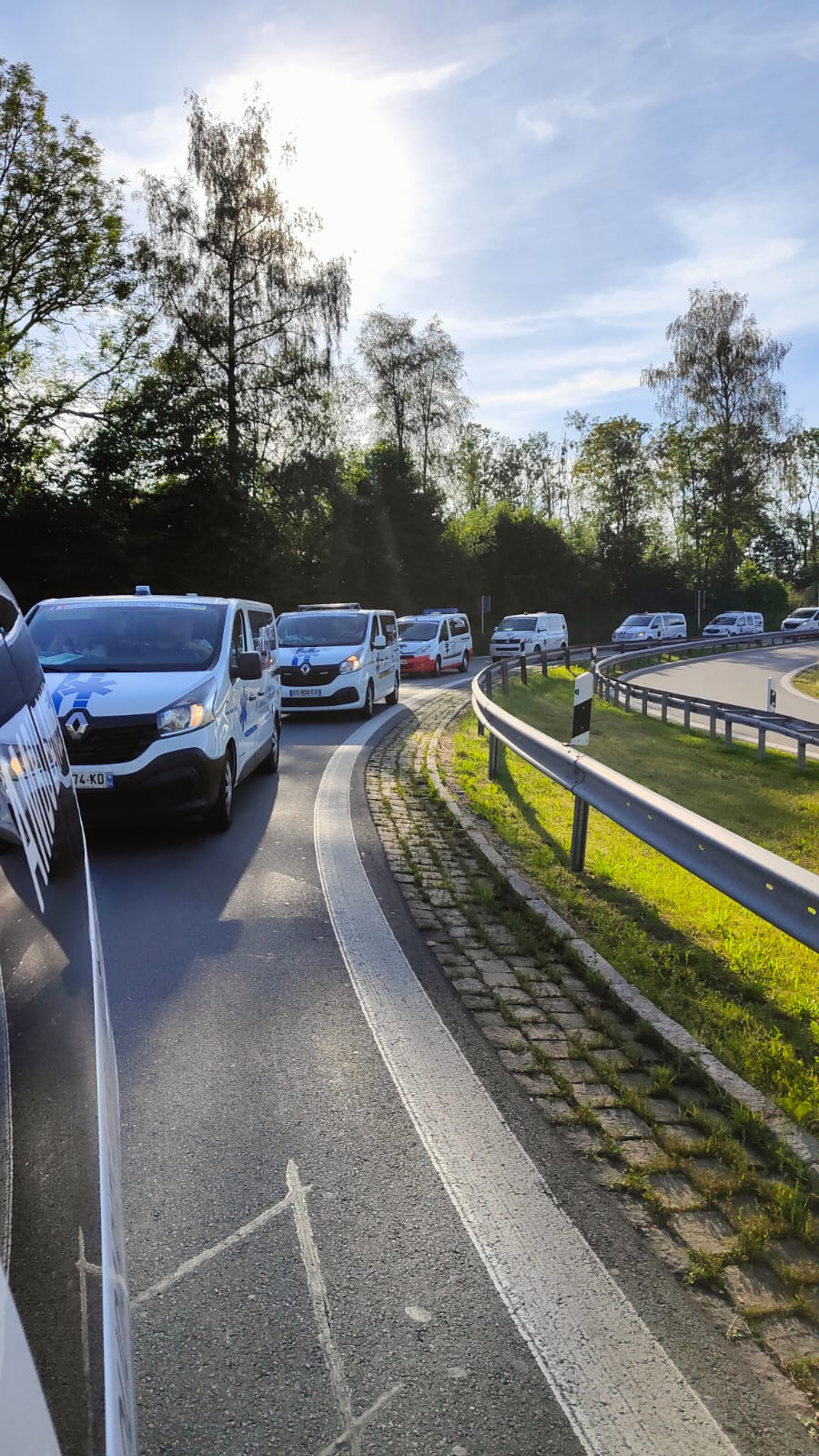 10 ambulances pour ce 4ème convoi