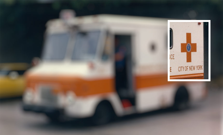 Ambulances etats unis croix orange
