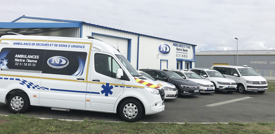 parc véhicules Ambulances Notre Dame (85)