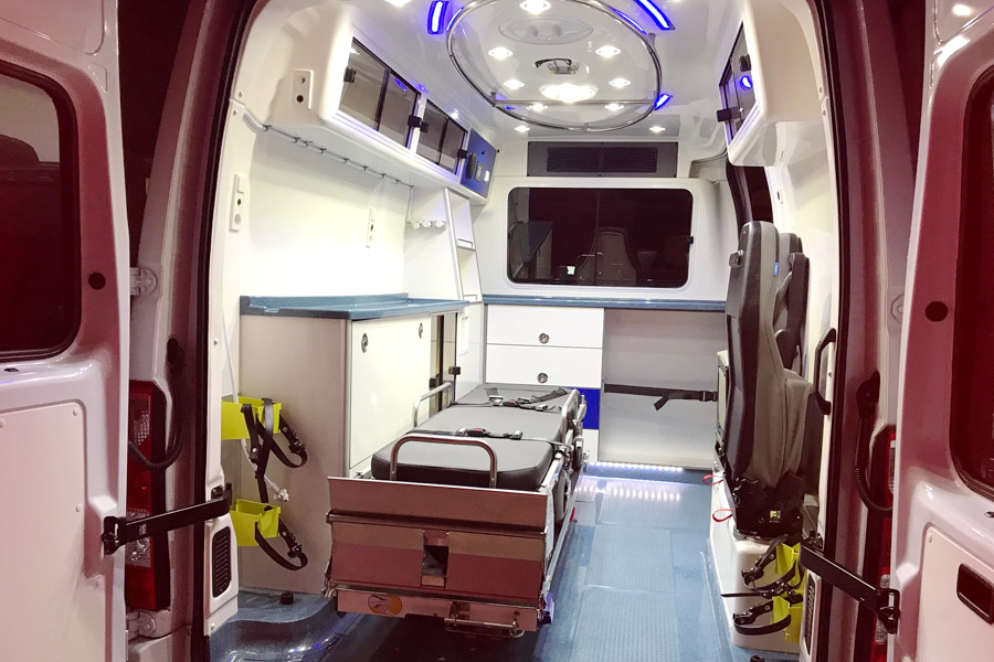 Intérieur ambulance Renault Master L2H2