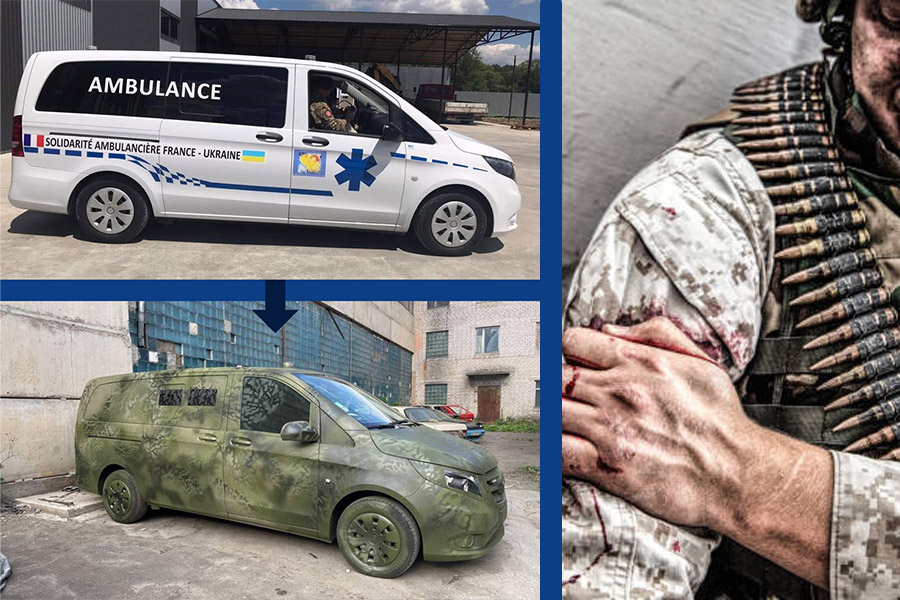 Le transport sanitaire en temps de guerre