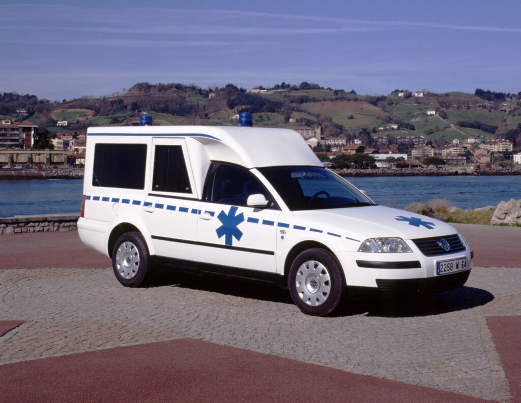 Un véhicule unique sur le marché à son époque sur base d’une VW Passat Break