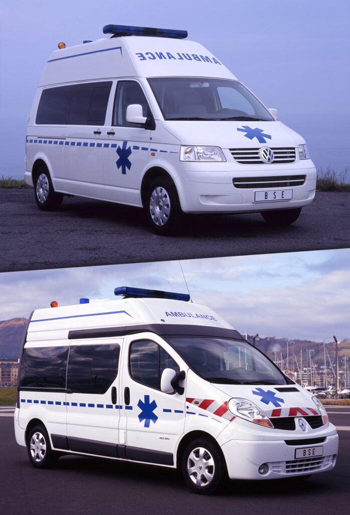 Conception des premières ambulances ASSU de petit volume