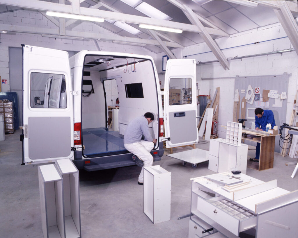 Intégration d'un atelier de menuiserie sur place