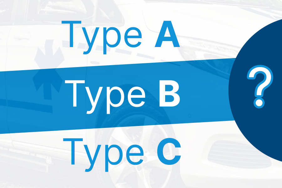 comment faire la différence entre une ambulance type A, type B et type C ?
