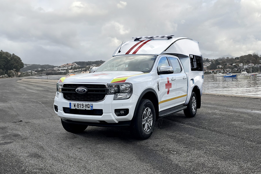 Nouveau Ford Ranger VSAV/ambulance polyvalence accrue, puissance redéfinie et confort repensé