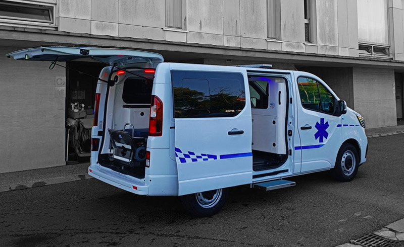 Les atouts de l'ambulance Renault Trafic