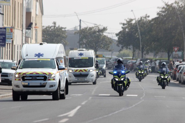 Ambulance sur un événement sportif