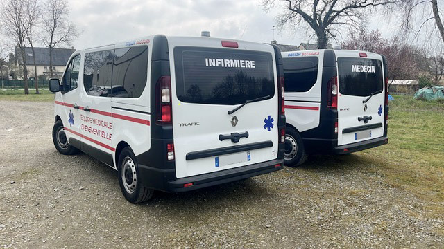 Ambulance sur un événement sportif