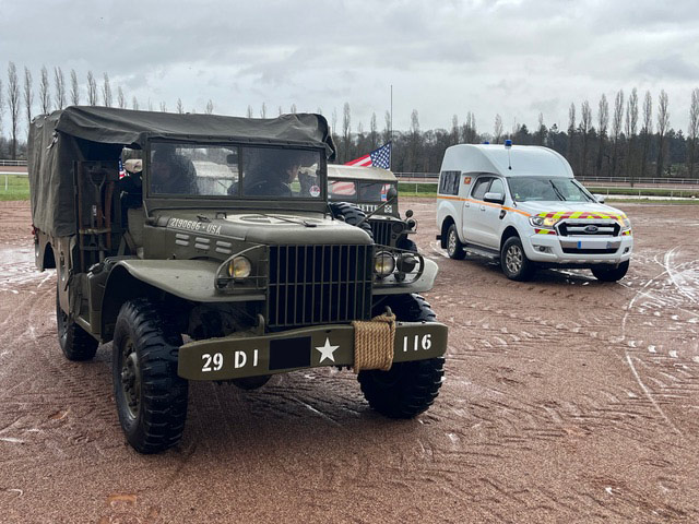 Ambulance sur un événement sportif