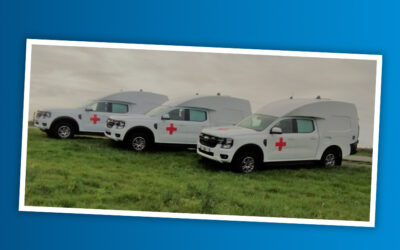 Livraison des premières ambulances tactiques VLTP Ford Ranger 4×4 à la DGA