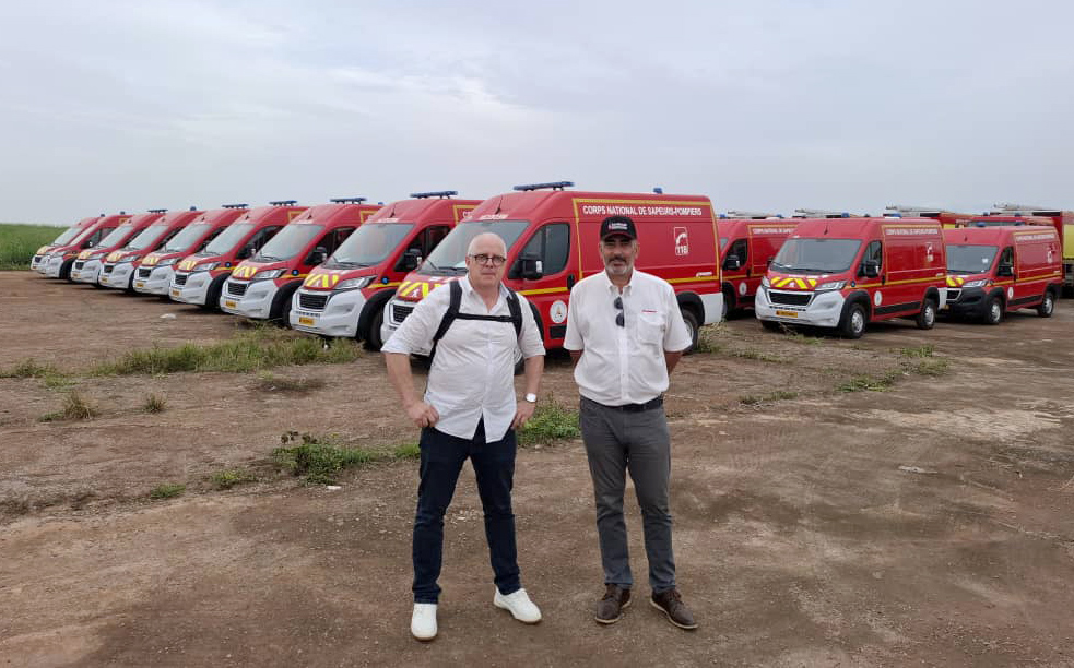 Livraison 55 véhicules pompiers camerounais