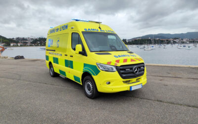 Livraison d&rsquo;une UMH Mercedes Sprinter au SAMU de Lyon