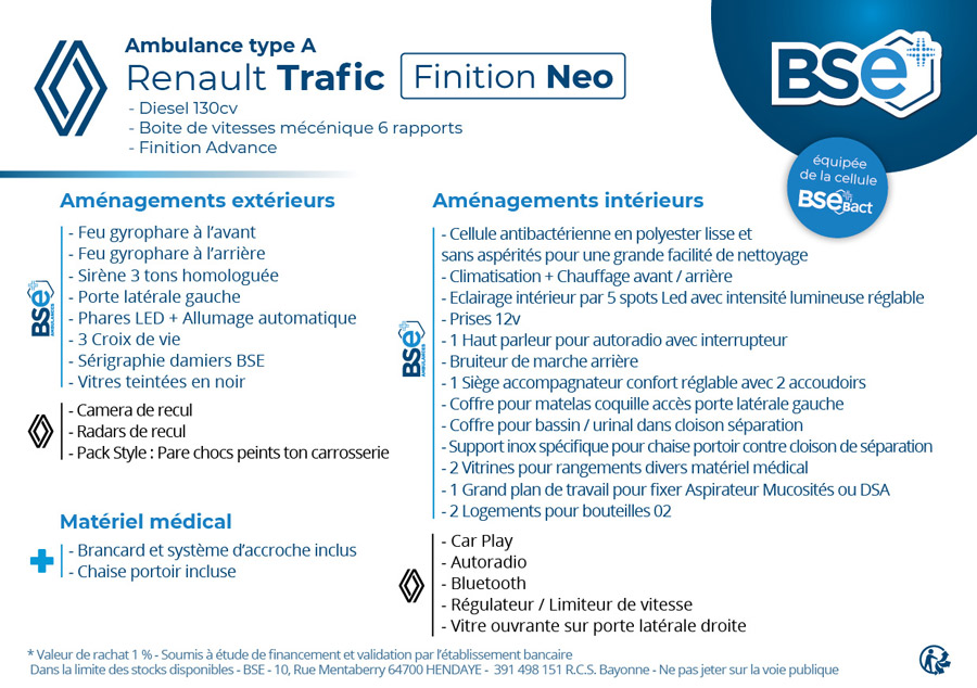 Offre Renault Trafic