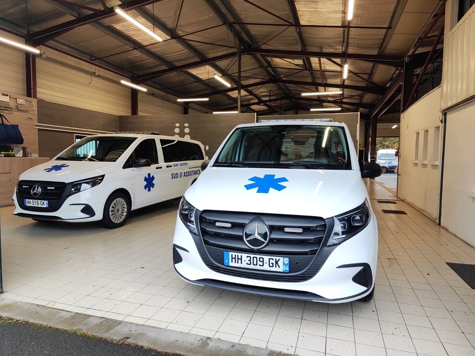 7 Mercedes Vito neufs pour Sud 31 Assistance (Saint-Gaudens, 31)