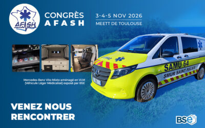 BSE au congrès AFASH 2026 à Toulouse : découvrez notre Mercedes Vito VLM !