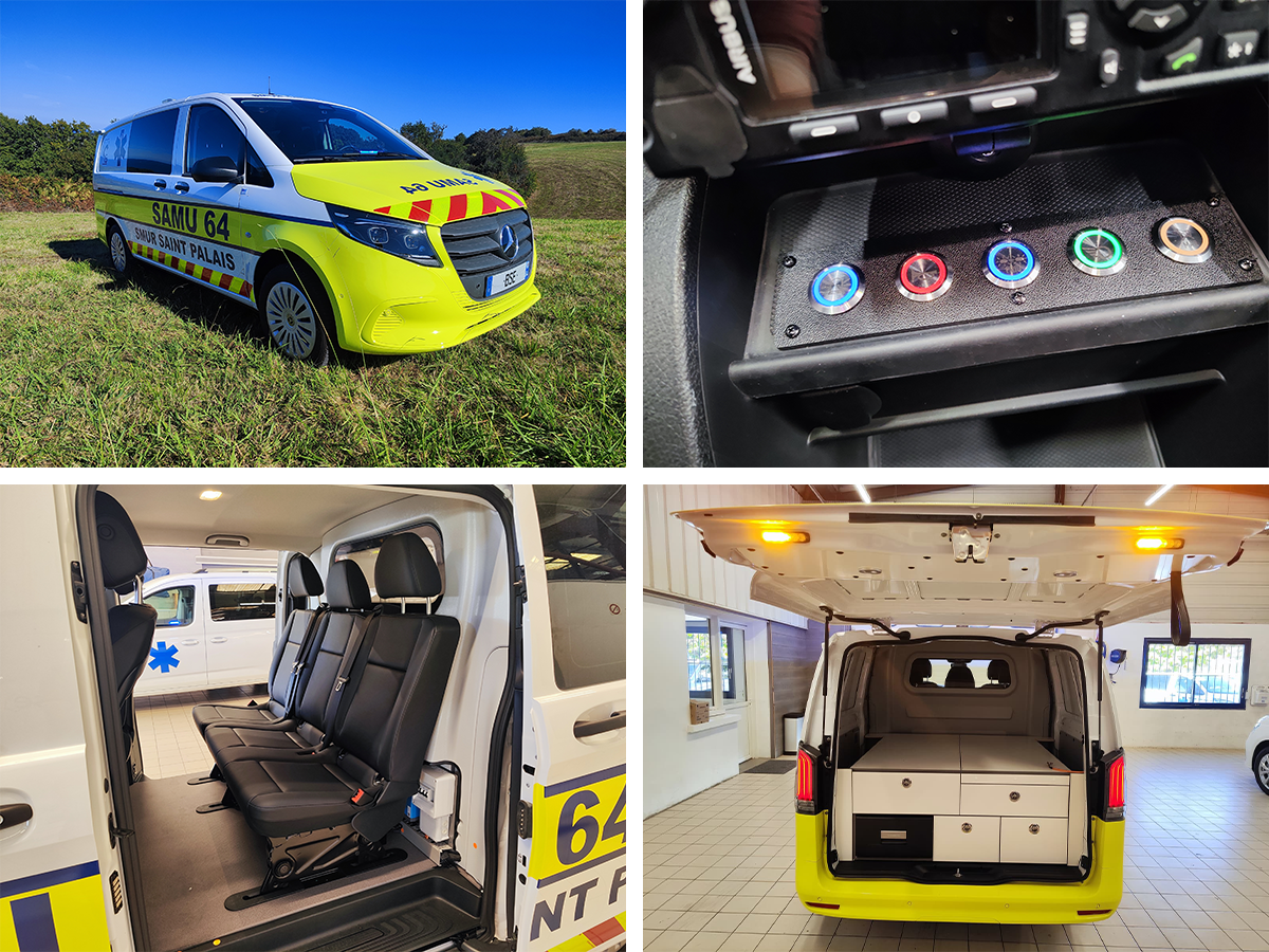 Mercedes-Benz Vito Mixto aménagé par BSE en VLM